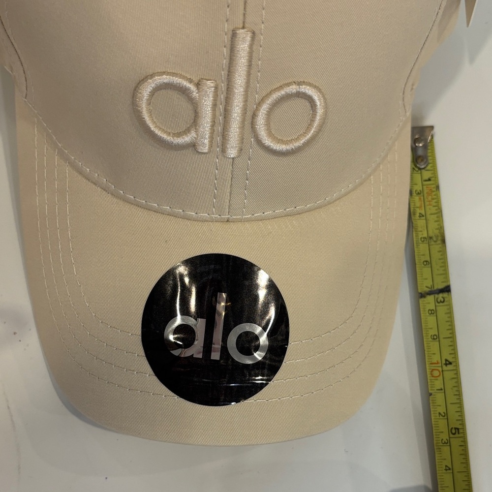 *ALO off duty Style Hat – Cream Embroidered Logo NWT 0326 - Picture 7 of 9